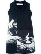 Victoria Beckham Surfer Print Tank Top