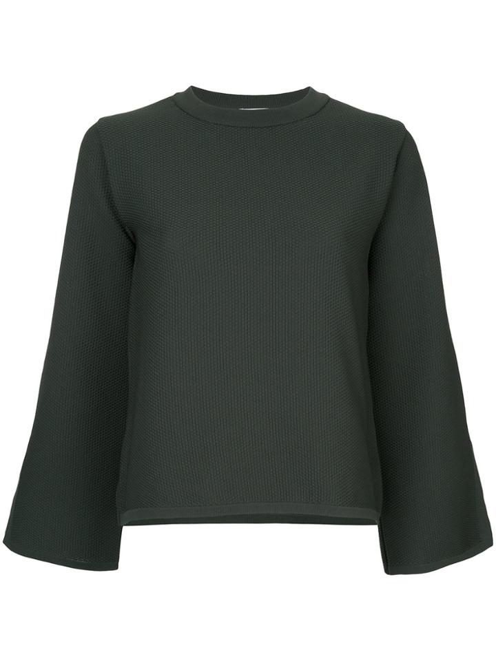 En Route Wide Sleeve Top - Green