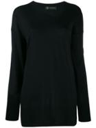 Versace Short Loose Knitted Dress - Black