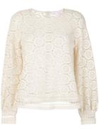 See By Chloé Crochet Blouse - Nude & Neutrals