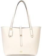 Coach Border Rivet Rogue Tote - Pink & Purple