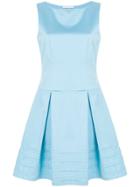 Moschino Flared Skater Dress - Blue