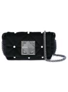 Sonia Rykiel Quilted Crossbody Bag, Women's, Black, Cotton/viscose/cupro/leather