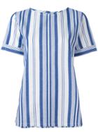 A.p.c. Striped T-shirt, Women's, Size: 40, Blue, Cotton