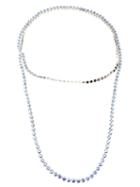 Tom Binns Long 3 Strand Crystal Necklace, Women's, Blue