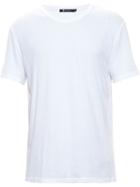 T By Alexander Wang Round Neck T-shirt, Men's, Size: M, White, Cotton