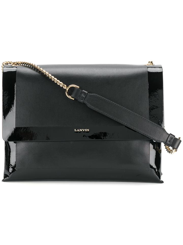 Lanvin Varnished Sugar Bag - Black