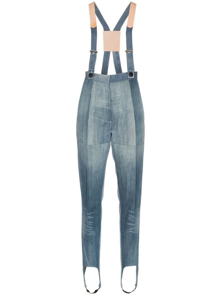 Ronald Van Der Kemp Patchwork Skinny Jeans - Blue