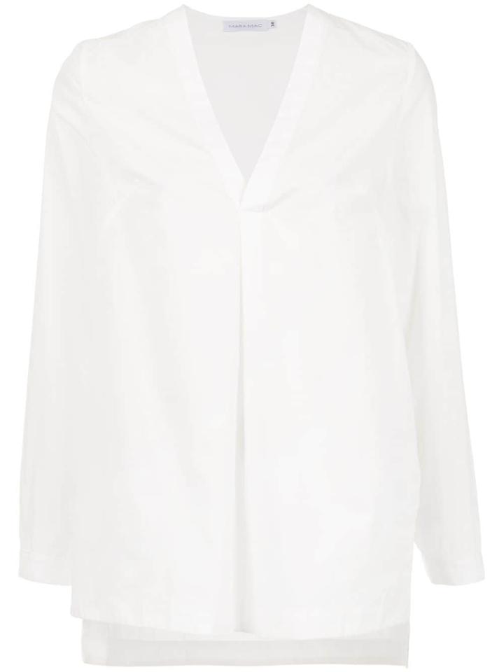 Mara Mac Long Sleeves Shirt - White
