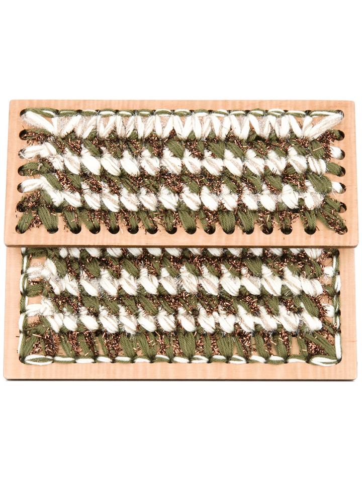 711 Christian Copacabana Clutch - Green