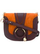See By Chloé Hana Crossbody Bag, Women's, Red, Calf Leather/cotton