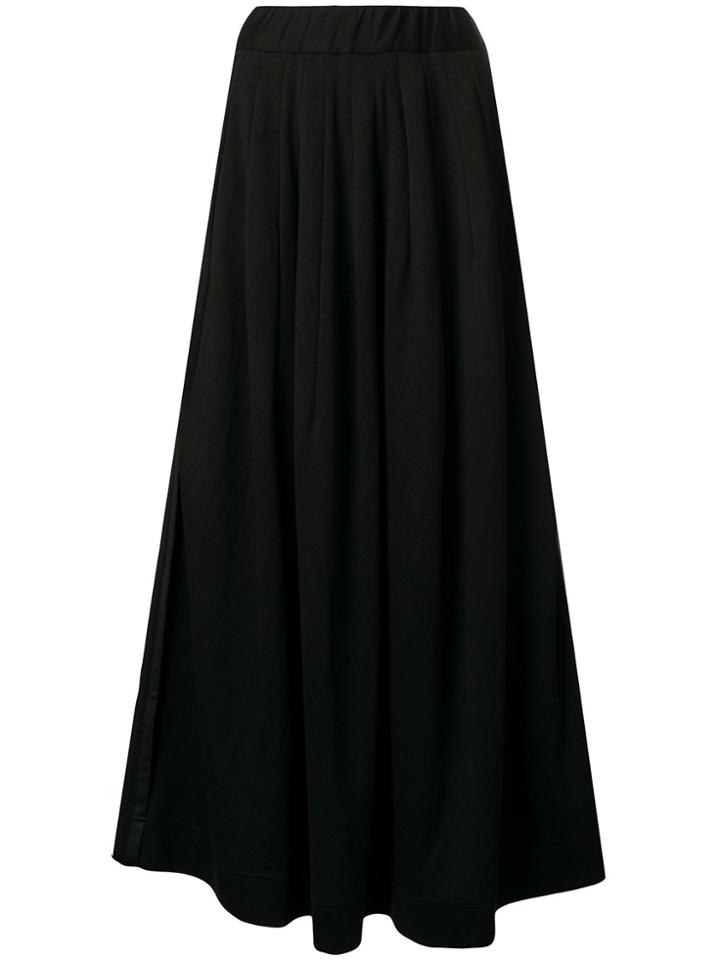 Y-3 High Waisted Maxi Skirt - Black
