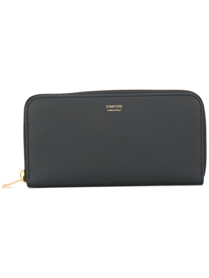 Tom Ford Large Zipped Wallet - Black