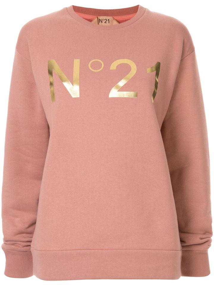 Nº21 Relaxed-fit Logo Sweatshirt - Pink