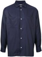 En Route - Plain Shirt - Men - Cotton - 1, Blue, Cotton