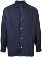 En Route - Plain Shirt - Men - Cotton - 1, Blue, Cotton