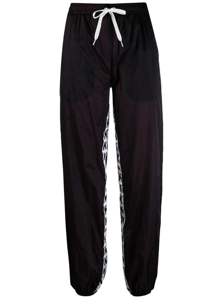 Kappa Kontroll Logo Tape Track Pants - Black