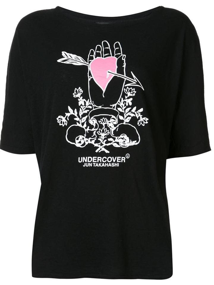 Undercover Printed T-shirt, Women's, Black, Cotton