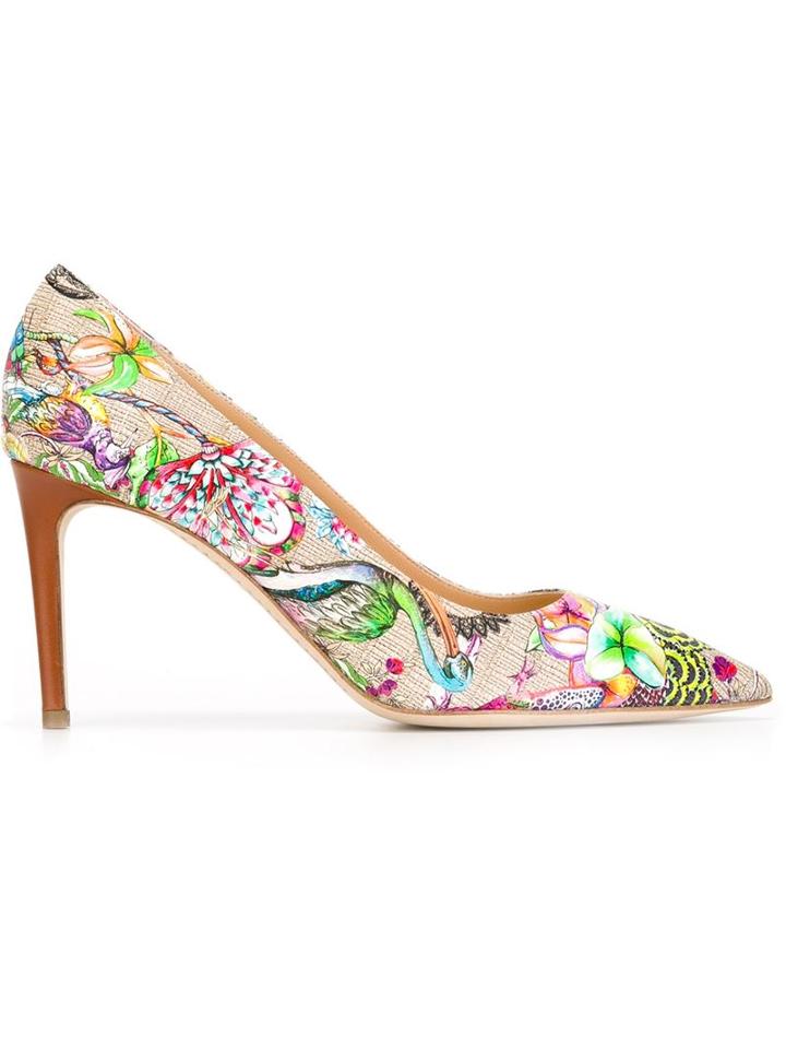 Etro Floral Print Pumps