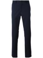Theory Straight Leg Trousers, Men's, Size: 34, Blue, Polyamide/spandex/elastane