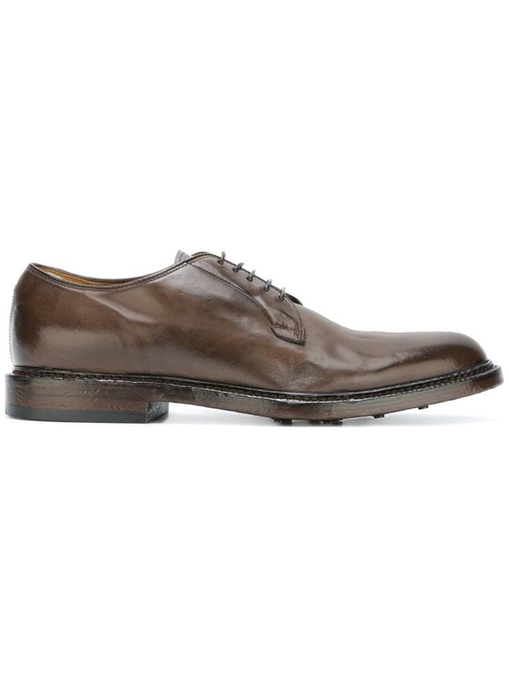 Officine Creative 'canyon' Lace Up Derby Shoes - Brown