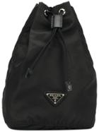 Prada Nylon Bucket Make-up Bag - Black