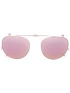 Garrett Leight 'milwood Clip' Sunglasses - Metallic