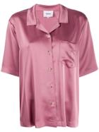 Nanushka Naraz Satin-crepe Shirt - Pink