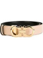 Salvatore Ferragamo 'ceylon' Belt, Women's, Size: 100, Nude/neutrals, Calf Leather