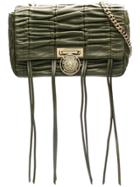 Balmain Matelassé Clutch - Green