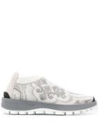 Etro Patterned Low Top Sneakers - White