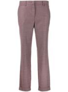 Fabiana Filippi Tailored Houndstooth Trousers - Grey