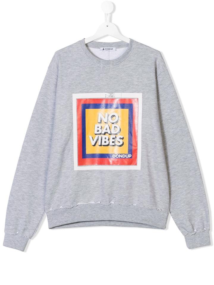 Dondup Kids Dondup Kids Dmfe31fe117sd110 0570 Cotton - Grey