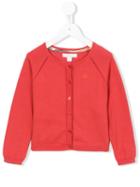 Burberry Kids Round Neck Cardigan, Girl's, Size: 8 Yrs, Red