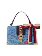 Gucci Shoulder Bag Sylvie New Flora - Blue