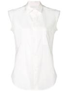 Y's Plain Sleeveless Shirt - White