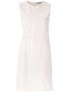 Egrey Panelled Dress - White