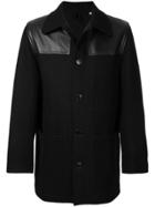 Kent & Curwen Button Up Coat - Black