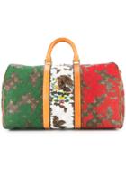 Jay Ahr Mexico Flag Vintage Louis Vuitton Keepall - Brown