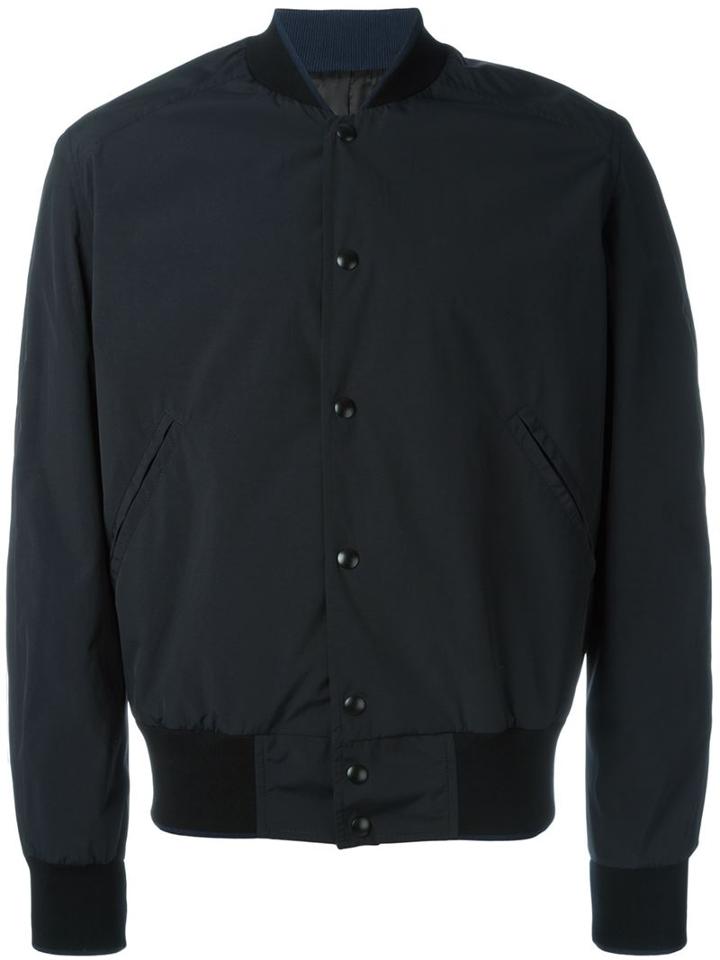 Maison Margiela Classic Bomber Jacket, Men's, Size: 46, Black, Cotton/viscose/polyimide/polyamide