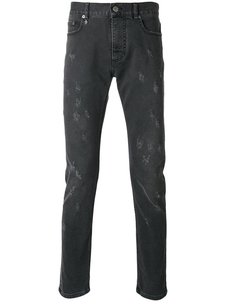 Marc Jacobs Distressed Jeans, Men's, Size: 50, Black, Cotton/spandex/elastane