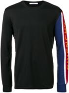 Givenchy Contrast Sleeve Jumper - Black