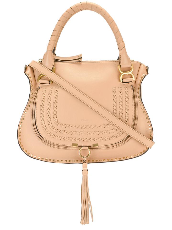 Chloé 'marcie' Tote, Women's, Nude/neutrals, Leather