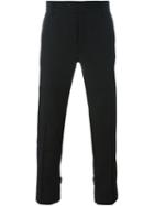 Marc Jacobs Panelled Cropped Trousers, Men's, Size: 50, Black, Polyester/virgin Wool