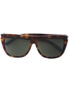 Saint Laurent - 'sl 1' Sunglasses - Women - Acetate - One Size, Brown, Acetate