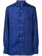 Isaia Plain Shirt - Blue