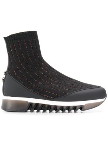 Alexander Smith Sock Shaped Sneakers - Black