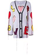 Philosophy Di Lorenzo Serafini Embroidered Fringed Detail Cardigan -