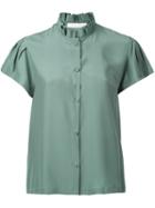 Société Anonyme - 'victoria' Shirt - Women - Silk - 3, Green, Silk