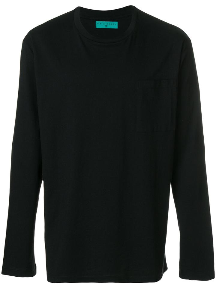 Paura Ertan Long Sleeved T-shirt - Black